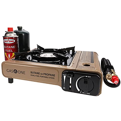 Gas ONE Portable Propane/Butane Gas Stove Burner w/ Carrying Case